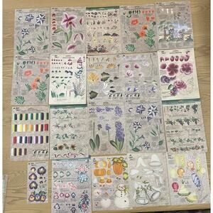 Donna Dewberry Painting Guides Folk Art Plaid One Stroke Cottage Floral Lot 20‎